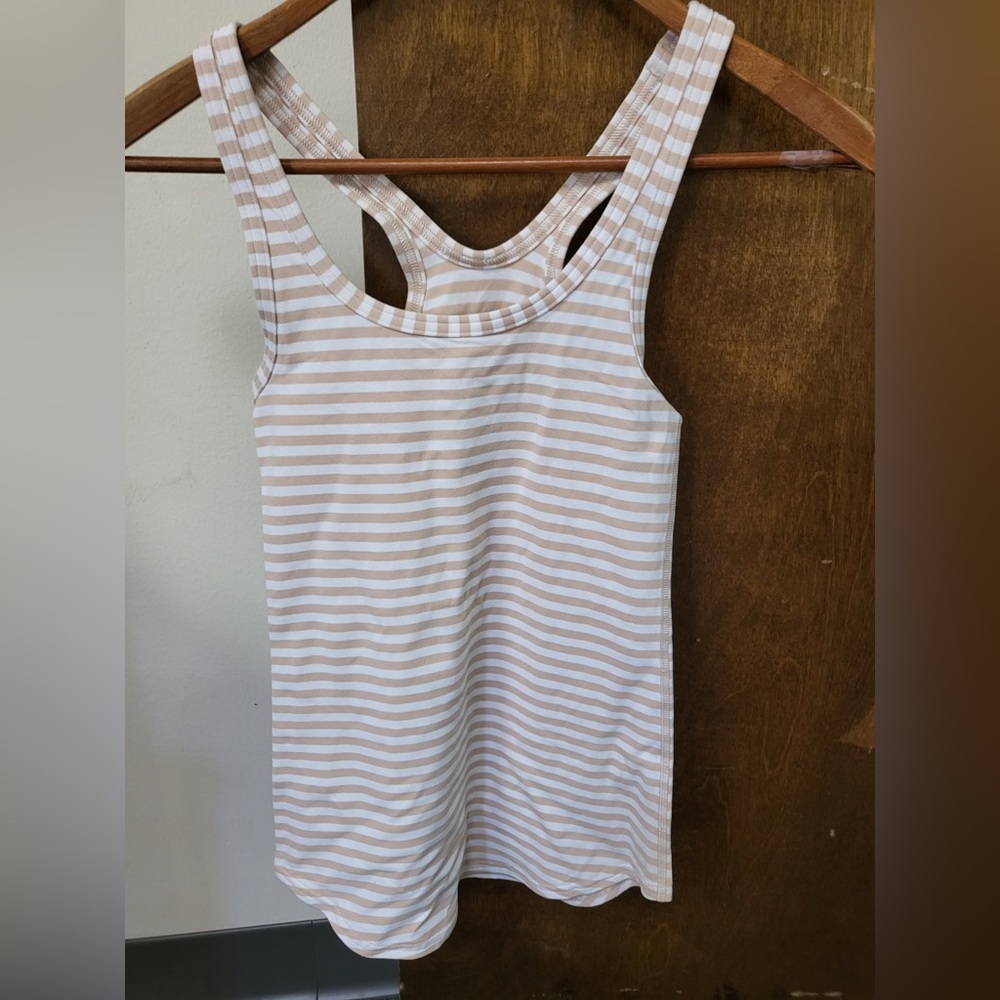 Striped Lululemon Racerback Tank Size 2